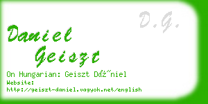 daniel geiszt business card